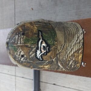 Ford Mustang Real Tree Buck Wear Camo Silver Emblem Adjustable Hat Cap